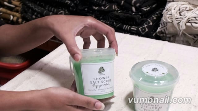 Peppermint Shower Salt Scrub 450g