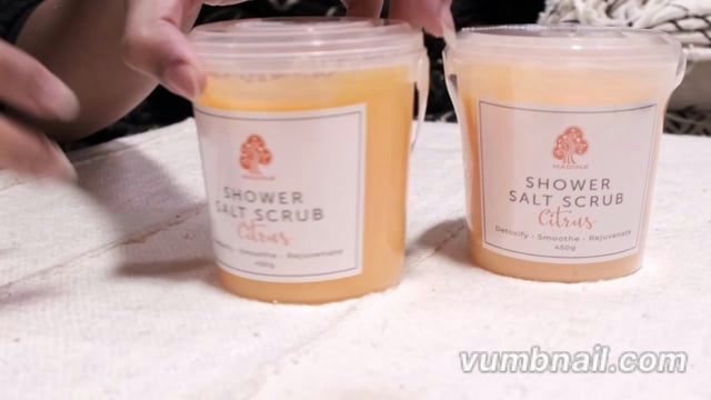Citrus Shower Salt Scrub 450g