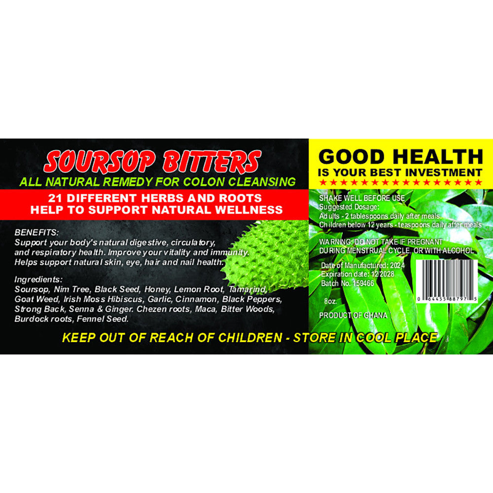 Soursop Bitters - 8 oz.