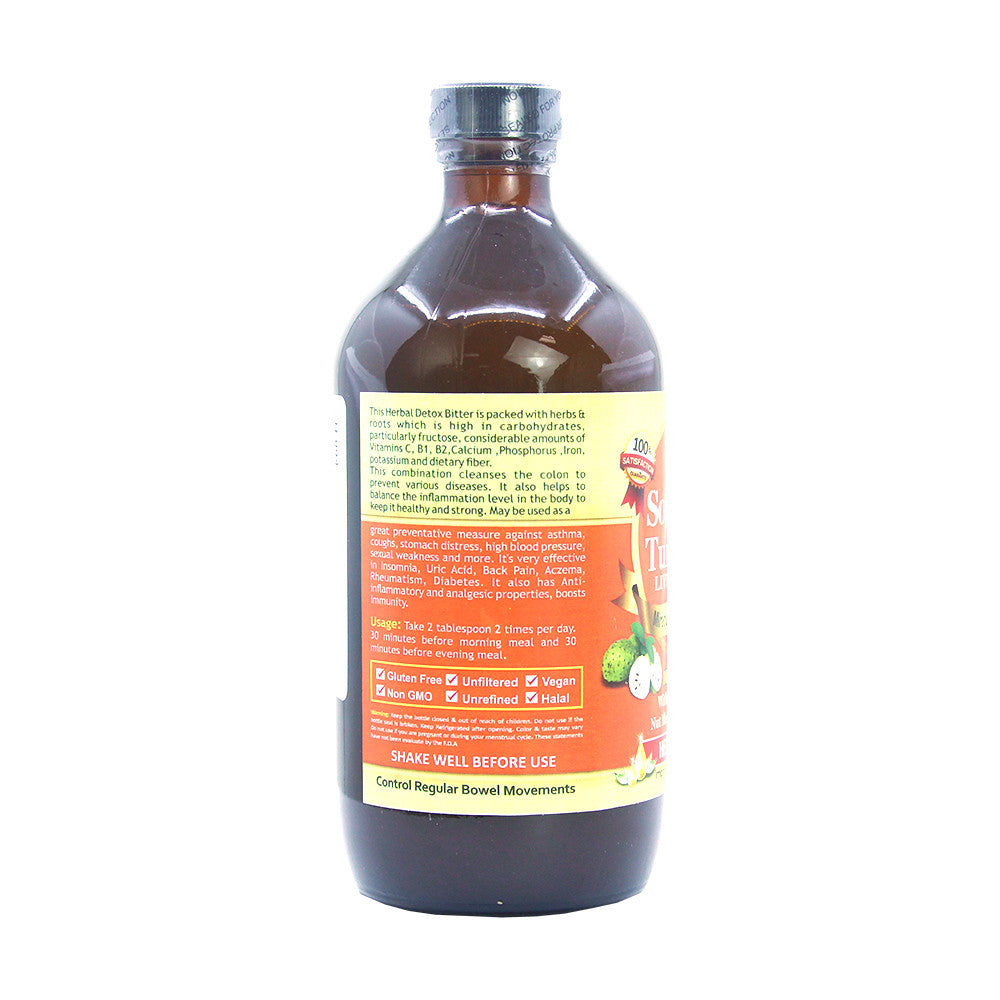 Soursop & Turmeric Living Bitter 16 oz.