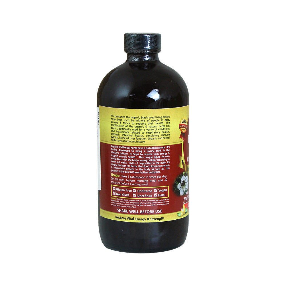 Black Seed Detox Bitter Tonic - 16 oz.