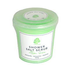 Aloe Vera Shower Salt Scrub 450g
