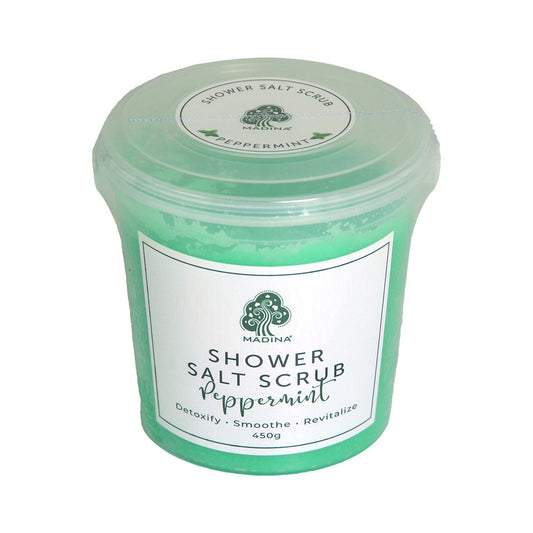 Peppermint Shower Salt Scrub 450g