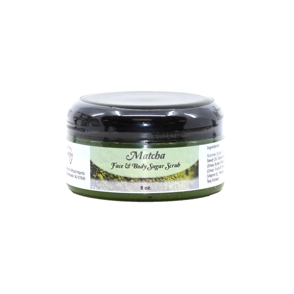 Matcha Face & Body Sugar Scrub – 8 oz.