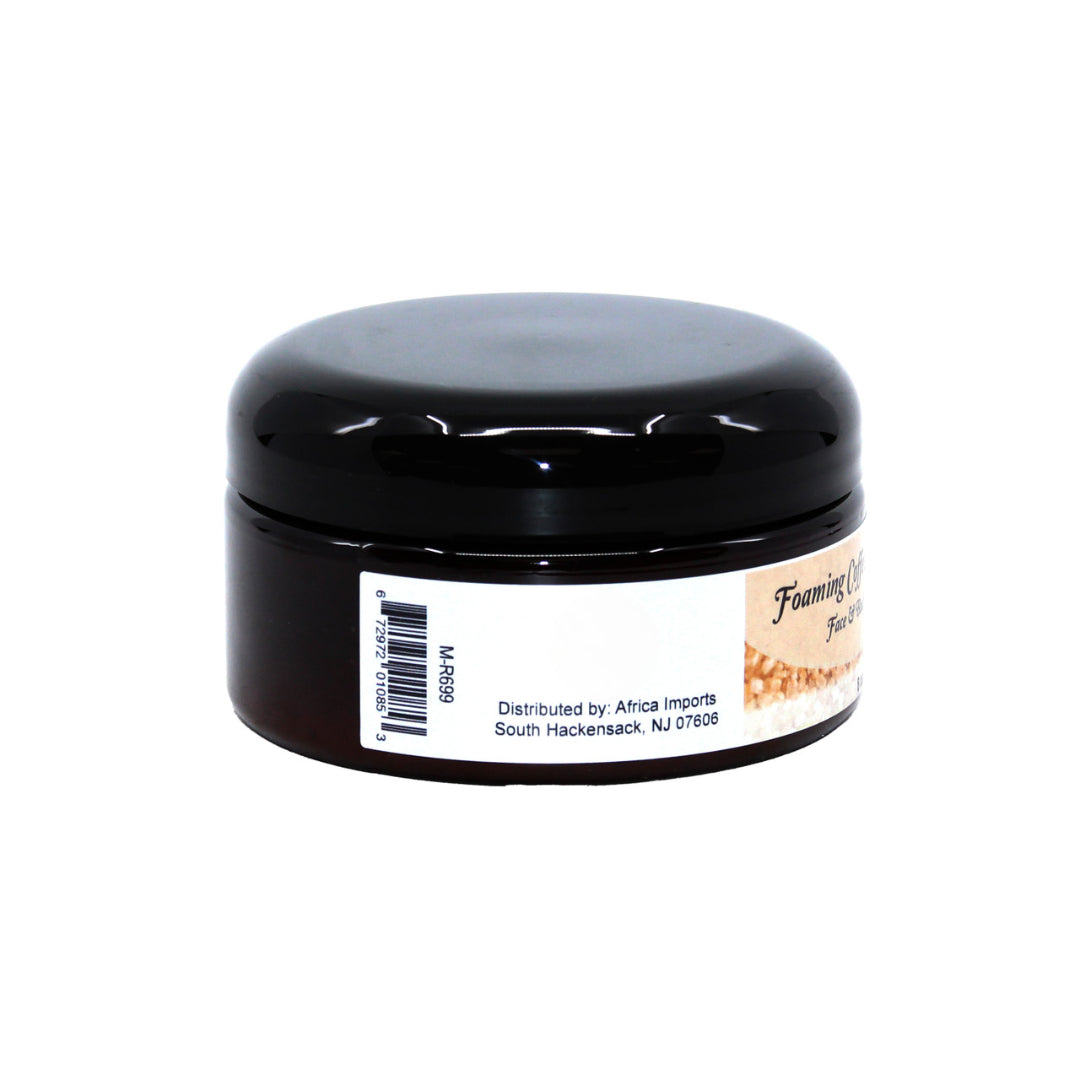 Foaming Coffee Sugar Scrub Face & Body Exfoliator 8 oz