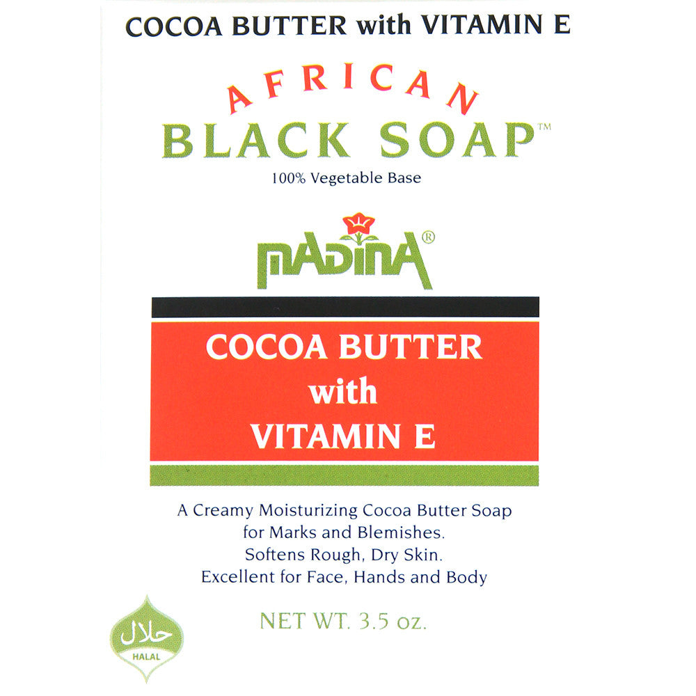 African Cocoa Butter Black Soap