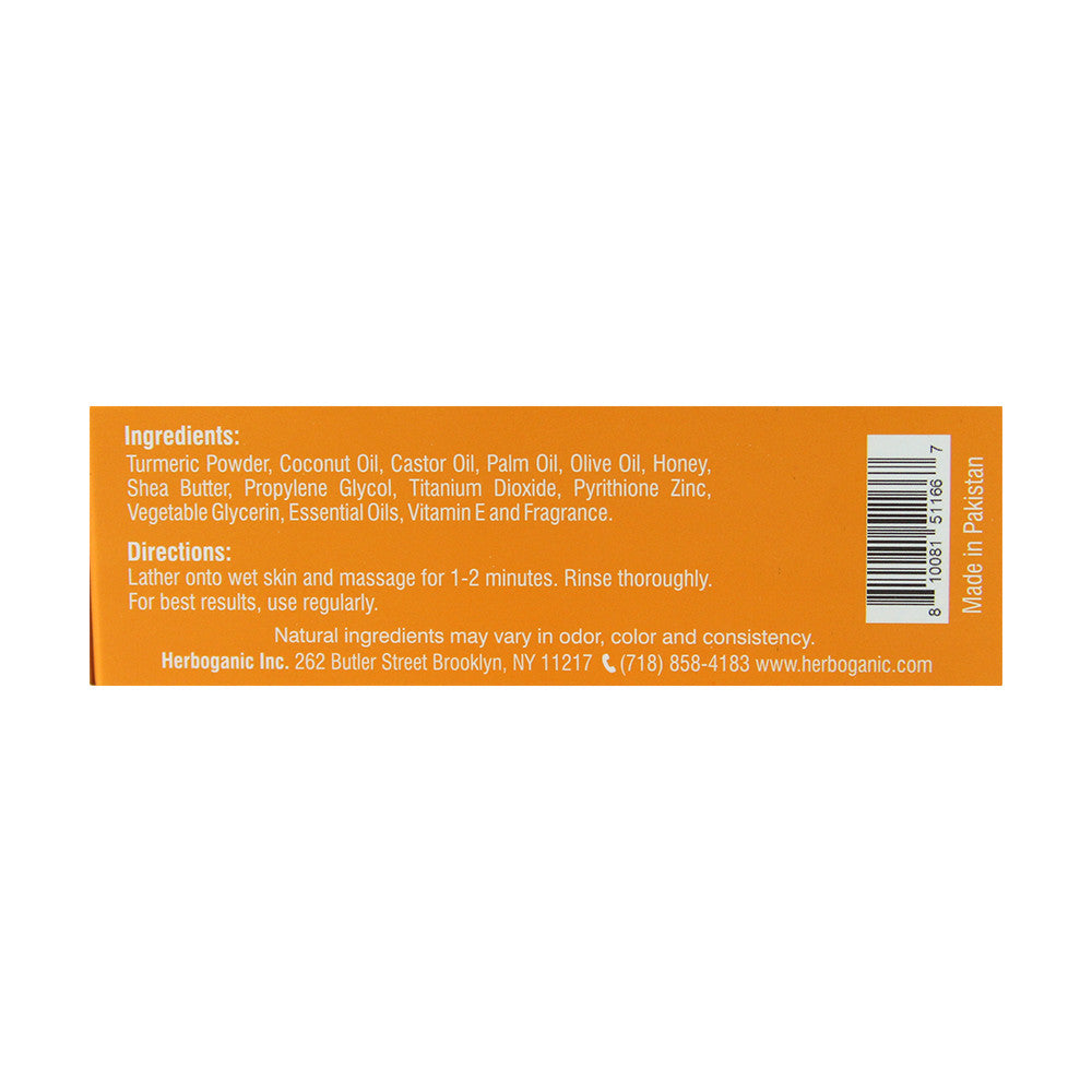 Herboganic- Turmeric Herbal Soap 5oz