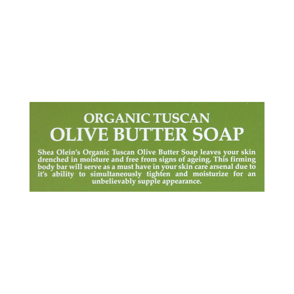 Shea Olein Organic Tuscan Olive Butter Body Bar 5oz