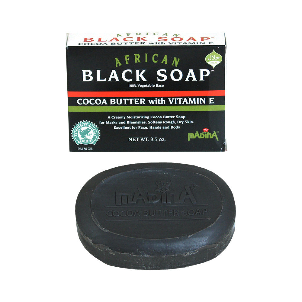African Cocoa Butter Black Soap